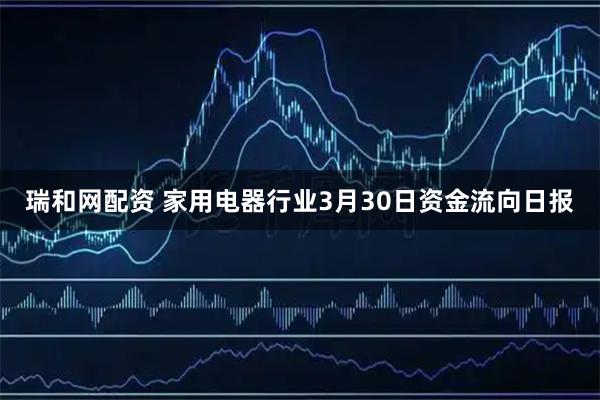 瑞和网配资 家用电器行业3月30日资金流向日报